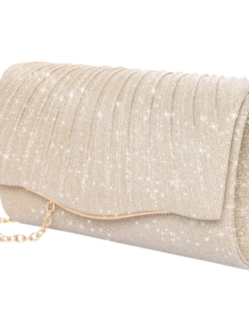 Womens Satin Rhinestone Sequin Envelope Clutch Evening Bag